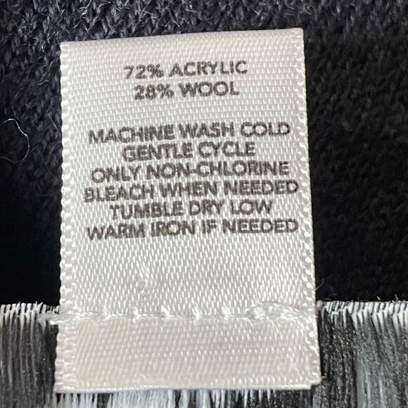 Ann Taylor LOFT Petites Blue Wrap Wool Blend Long Sleeve Dress (Sm/Petite) - Picture 5 of 10